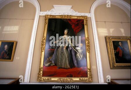 Ritratto di Caterina II di Russia, Museo dell'Ermitage di Stato, San Pietroburgo, Russia. Foto Stock