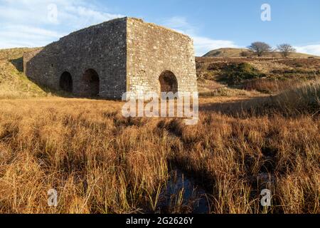 Limekiln nel Lomond Hills Regional Park, Fife, Scozia Foto Stock