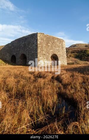 Limekiln nel Lomond Hills Regional Park, Fife, Scozia Foto Stock