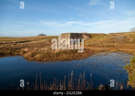 Limekiln nel Lomond Hills Regional Park, Fife, Scozia Foto Stock