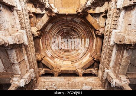 Jama Masjid o la Moschea di Jumah è una moschea principale nella città di Ahmedabad, Gujarat stato dell'India Foto Stock