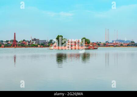 Jagmandir o Jag Mandir è un museo sull'isola Kota è un comune urbano del Kota nello stato del Rajasthan India Foto Stock