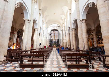 Torino Cattedrale o Duomo di Torino o la Cattedrale di San Giovanni Battista è una cattedrale cattolica romana di Torino, Italia Foto Stock