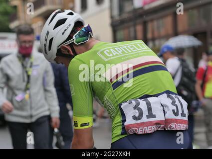 Giro d'Italia under 23 sei tappe a San Pellegrino Terme, Lombardia, Italia Foto Stock