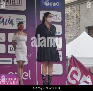 Giro d'Italia under 23 sei tappe a San Pellegrino Terme, Lombardia, Italia Foto Stock