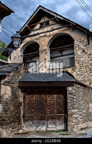 Sorpe, Vall d'Aneu, Pallars Sobira, Lleida, Lerida, Catalogna, Spagna. Foto Stock