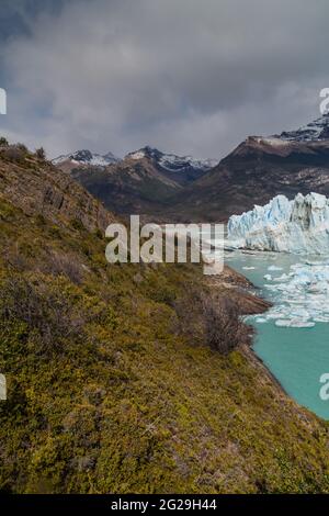 Ghiacciaio Perito Moreno nel Parco Nazionale Glaciares, Argentina Foto Stock