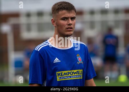 Hereford, Regno Unito. 15 agosto 2020. Pre stagione amichevole tra Hereford Lads Club e Littleton Foto Stock