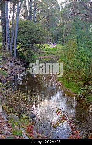 Forni fiume in luminoso Foto Stock
