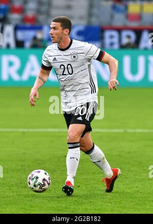 Test match per Euro 2020, Merkur-Spiel-Arena Düsseldorf: Germania - Lettonia 7:1; Robin Gosens (GER). Foto Stock