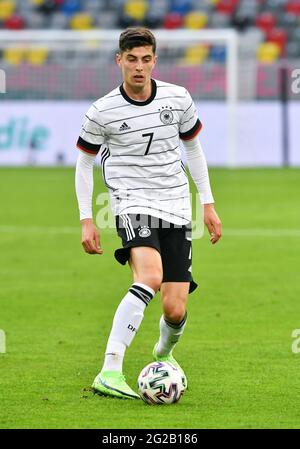 Test match per Euro 2020, Merkur-Spiel-Arena Düsseldorf: Germania - Lettonia 7:1; Kai Havertz (GER). Foto Stock