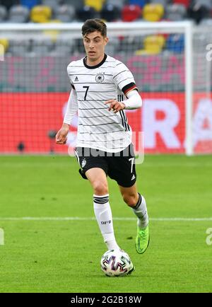 Test match per Euro 2020, Merkur-Spiel-Arena Düsseldorf: Germania - Lettonia 7:1; Kai Havertz (GER). Foto Stock