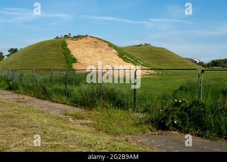 Ex sito RAF Upper Heyford, Oxfordshire, Inghilterra, Regno Unito Foto Stock