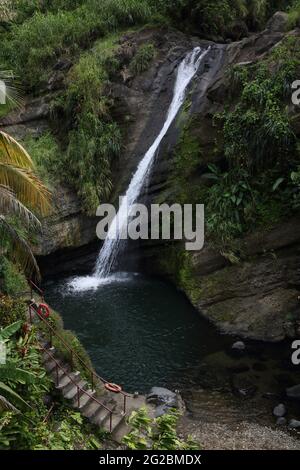 Cascate di Grenada Concord Windward Islands Foto Stock