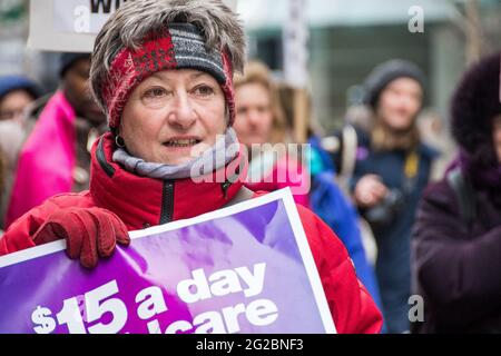 Giornata Internazionale della Donna Marzo, Toronto, Canada-7 Marzo 2015 Foto Stock