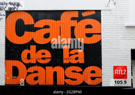 FRANCIA, PARIGI (75) 11 TH CIRCONDARIO, BASTILLE DISTRETTO, CAFE DE LA DANSE Foto Stock