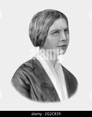 Lucy Stone 1818-1893 abolizionista americano Suffragist Orator Foto Stock