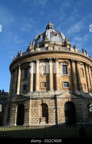 Oxford City Center, Oxford University un giorno a visitare Trinity Collage, Oxford attrazioni. Foto Stock