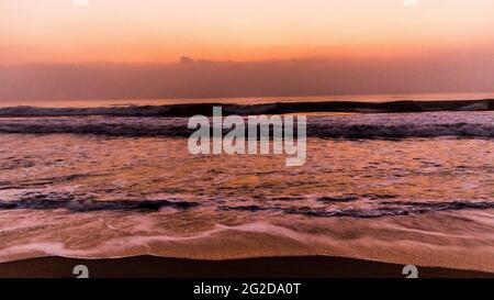 Elliot's Beach a Chennai la mattina Foto Stock