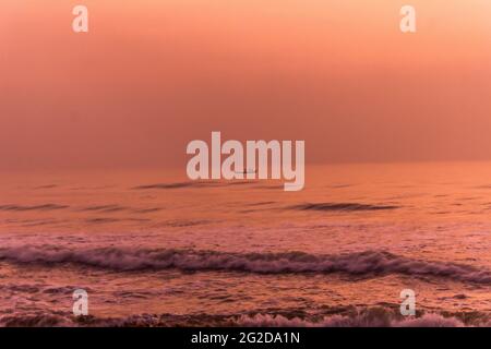 Elliot's Beach a Chennai la mattina Foto Stock