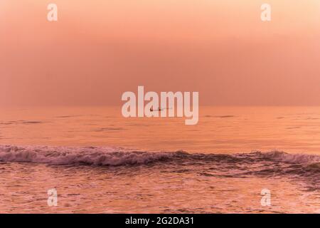 Elliot's Beach a Chennai la mattina Foto Stock
