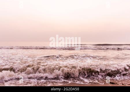 Elliot's Beach a Chennai la mattina Foto Stock