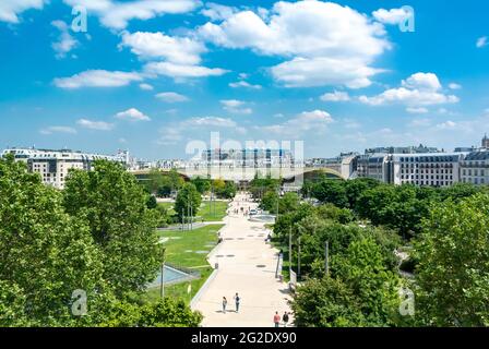 Veduta aerea del Westfield Forum des Halles, parigi, francia Foto Stock
