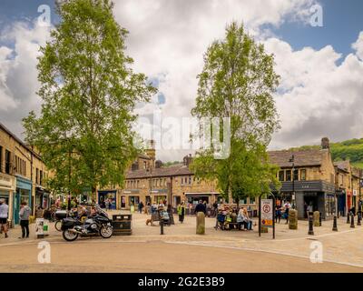 Hebden Bridge, West Yorkshire, Regno Unito Foto Stock