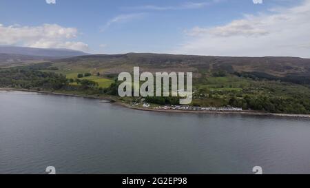 La penisola di Applecross nelle Highlands scozzesi, Regno Unito Foto Stock