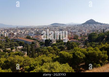 STOA des Attalos - Atene Grecia Foto Stock