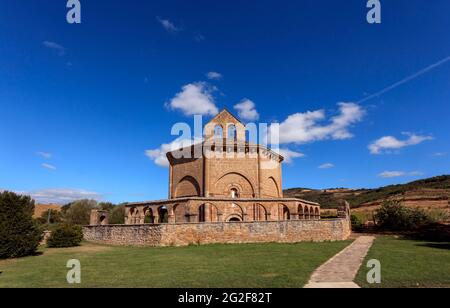 Santa Maria de Eunate. Eunate, chiesa romanica. Via San Giacomo. Spagna Foto Stock