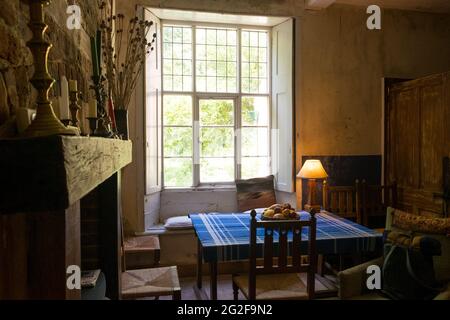 Una cucina accogliente casa colonica in Inghilterra --- UN fine settimana a Brooklyn House, Martham Foto Stock