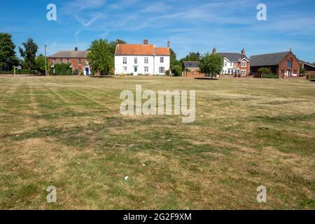 Village Green, Martham, Norfolk, UK, --- un fine settimana a Brooklyn House, Martham Foto Stock