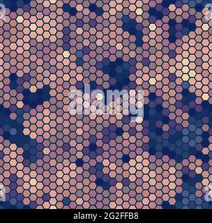 Motivo mimetico sfondo. Abbigliamento classico stile camo mascheratura ripeti stampa Illustrazione Vettoriale