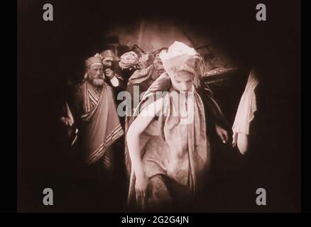 Vintage ancora della vita antica di Babilonia dal film dei primi anni del 1900 Intollerance Foto Stock