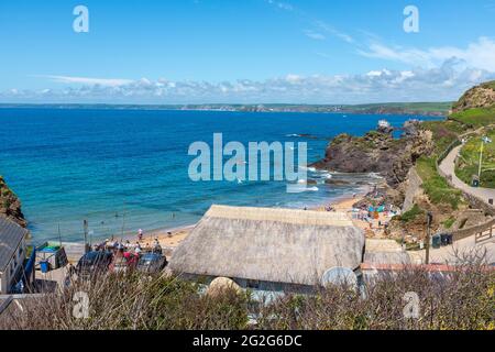 Il villaggio di vacanze di Hope Cove nel South Hams, Devon vicino a Kingsbridge Foto Stock