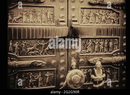 Vintage ancora della vita antica di Babilonia dal film dei primi anni del 1900 Intollerance Foto Stock