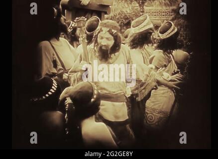 Vintage ancora della vita antica di Babilonia dal film dei primi anni del 1900 Intollerance Foto Stock