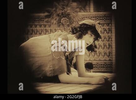 Vintage ancora della vita antica di Babilonia dal film dei primi anni del 1900 Intollerance Foto Stock