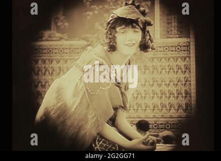 Vintage ancora della vita antica di Babilonia dal film dei primi anni del 1900 Intollerance Foto Stock