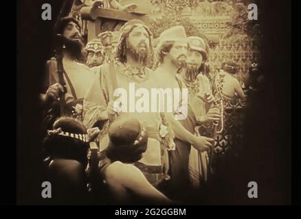 Vintage ancora della vita antica di Babilonia dal film dei primi anni del 1900 Intollerance Foto Stock
