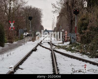 Ferrovia locale di Augusta, Foto Stock