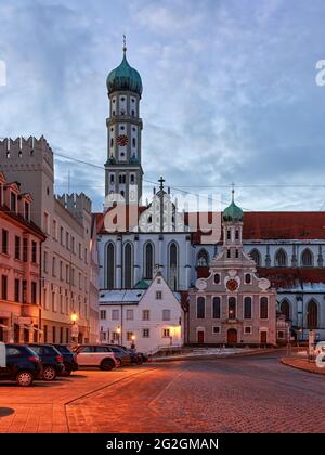 Basilica di San Ulrich e Afra, Foto Stock