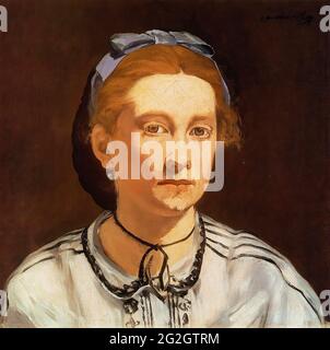 Edouard Manet - Victorine Meurent 1862 Foto Stock