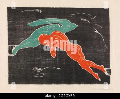 Edvard Munch - incontro nello spazio 01 Foto Stock