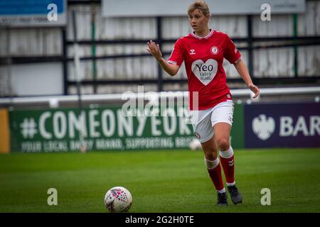 Bath, Inghilterra. 18 ottobre 2020. Barclays fa Womens Super League match tra Bristol City Women e Birmingham City Women. Foto Stock