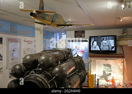 Sir Frank Whittle Jet Heritage Centre, Midland Air Museum, Coventry Airport, Baginton, Warwickshire, Inghilterra, Gran Bretagna, Regno Unito, Europa Foto Stock