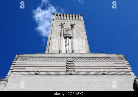 Georges Dock Building in stile Art Déco a Liverpool Foto Stock