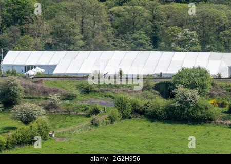 Riprese Indiana Jones 5 North Yorkshire Moors Railway Foto Stock