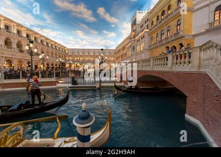 Scena a Las Vegas, Nevada, Stati Uniti Foto Stock